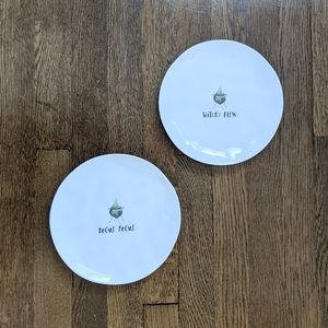 Rae Dunn for Magenta Artisan Collection Halloween Plates